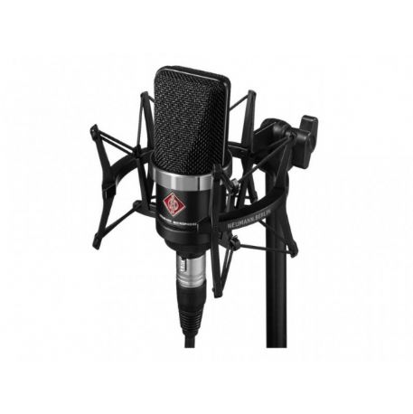 Microfono a Condensatore, cardioide a capsula larga e senza trasformatore Completo di Ragno TLM 102 MT Studio Set NEUMANN