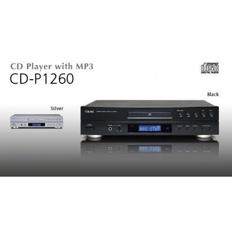 LETTORE CD DA TAVOLO  Riproduce CD, CD-R/RW, MP3 CDP1260 TEAC CDP 1260