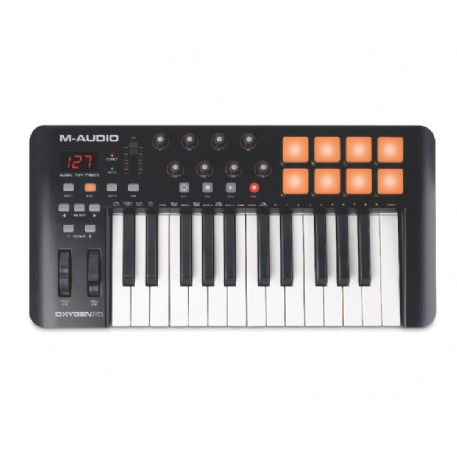 Tastiera Master Keyboard Controller USB e MIDI con 25 tasti Dinamici OXYGEN 25 (4nd Gen) M-AUDIO
