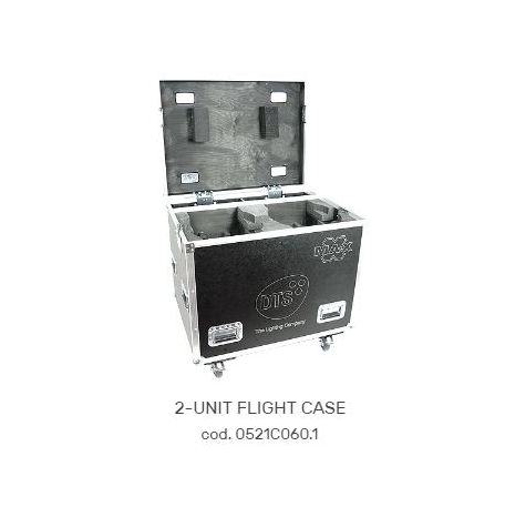 FLIGHTCASE FLY CASES CASE PER 2 MOTORIZZATI TESTA MOBILE MAX 86x63x85 cm DTS LIGHTING