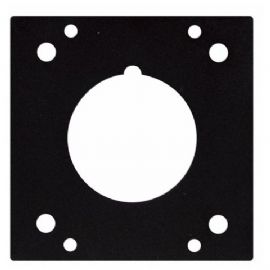 Placca Barra 2 Segmento per 2 Unità Rack 19” per Presa CEE 3 Poli 16 Ah panel 2 segments 45,5 mm DAP Audio D7725