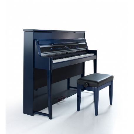 PIANOFORTE DIGITALE A MURO 88 TASTI IN LEGNO PORTA USB Physis Piano V100 BLU VISCOUNT V 100