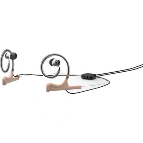 Accessori microfono d: fine cuffia auricolari, doppio orecchio, in ear doppio (beige) HE2F00-IE2-B DPA