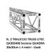TRALICCIO TRUSS LITEC QX30S400 Sezione Quadra 30x30cm Lunghezza 4 metri - Ultimi 2 pezzi Usato RITIRO IN SEDE