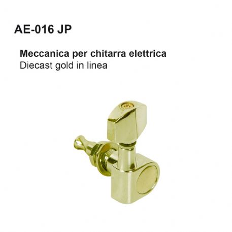 MECCANICA DAM AE016JP PER CHITARRA ELETTRICA, DIECAST GOLD IN LINEA